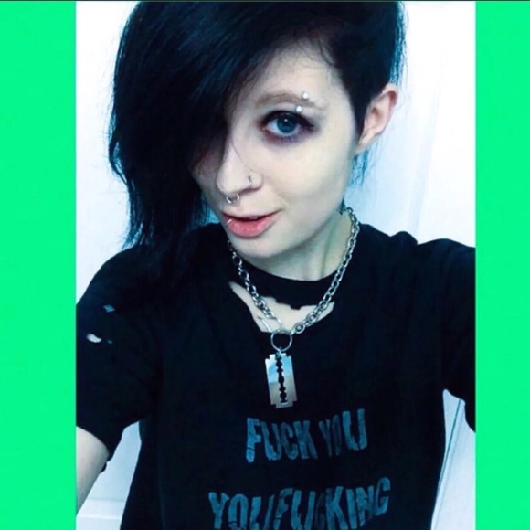 Razor Blade Necklace